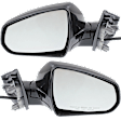 Driver and Passenger Side Mirrors, Power Adjust, Manual Folding, Heated, Paintable, No Signal Light, No Memory, No Puddle Light, No Auto-Dimming, No Blind Spot Feature
