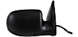 2003 Chevrolet Avalanche 1500 Z71 - Driver and Passenger Side Mirror, For Models Without Body Cladding and Light Sensitive System, Power Adjust, Heated, With 1 Paintable and 1 Textured Black Cap, Manual Folding, In-glass Signal Light, No Blind Spot Feature, No Memory