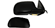 2003 Chevrolet Avalanche 1500 Z71 - Driver and Passenger Side Mirror, For Models Without Body Cladding and Light Sensitive System, Power Adjust, Heated, With 1 Paintable and 1 Textured Black Cap, Manual Folding, In-glass Signal Light, No Blind Spot Feature, No Memory