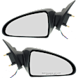 Driver and Passenger Side Mirrors, Power, Manual Folding, Non-Heated, Textured Black, No Signal Light, No Memory, No Puddle Light, No Auto-Dimming, No Blind Spot Feature