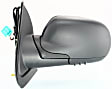2004-2007 Buick Rainier - Driver and Passenger Side Mirrors, Power, Power Folding, Heated, Textured Black, No Signal Light, No Memory, No Puddle Light, No Auto-Dimming, No Blind Spot Feature