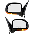 Driver and Passenger Side Mirrors, Power, Manual Folding, Heated, Paintable, In-housing Signal Light, With memory, No Puddle Light, No Auto-Dimming, No Blind Spot Feature