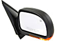 Driver and Passenger Side Mirrors, Power, Manual Folding, Heated, Paintable, In-housing Signal Light, With memory, No Puddle Light, No Auto-Dimming, No Blind Spot Feature