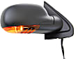 Driver and Passenger Side Mirrors, Power, Manual Folding, Heated, Paintable, In-housing Signal Light, With memory, No Puddle Light, No Auto-Dimming, No Blind Spot Feature