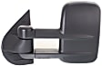2008 Chevrolet Suburban 1500 - Driver and Passenger Side Towing Mirror, Manual Adjust, Non-Heated, Textured Black, Manual Folding, No Signal Light, With Blind Spot Glass, Without Memory Recall, No Puddle Light, No Auto-Dimming