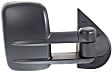 2008 Chevrolet Suburban 1500 - Driver and Passenger Side Towing Mirror, Manual Adjust, Non-Heated, Textured Black, Manual Folding, No Signal Light, With Blind Spot Glass, Without Memory Recall, No Puddle Light, No Auto-Dimming