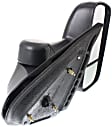 2008 Chevrolet Suburban 1500 - Driver and Passenger Side Towing Mirror, Manual Adjust, Non-Heated, Textured Black, Manual Folding, No Signal Light, With Blind Spot Glass, Without Memory Recall, No Puddle Light, No Auto-Dimming