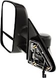 Towing Mirror, Power Adjust, Heated, Manual Folding, Textured Black, No Signal Light, No Memory, No Puddle Light, No Auto-Dim, With Blind Spot Glass