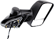 Towing Mirror, Power Adjust, Heated, Manual Folding, Textured Black, No Signal Light, No Memory, No Puddle Light, No Auto-Dim, With Blind Spot Glass