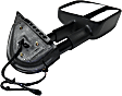 2011 Chevrolet Suburban 2500 - Driver and Passenger Side Towing Mirror, Power Adjust, Heated, Textured Black, Manual Folding, In-glass Signal Light, With Blind Spot Glass, No Memory, No Puddle Light, No Auto-Dimming