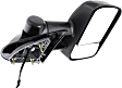 Driver and Passenger Side Towing Mirror, Power Adjust, Heated, Manual Folding, Textured Black, No Signal Light, No Memory, No Puddle Light, No Auto-Dimming, With Blind Spot Glass