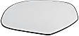 2014 Chevrolet Silverado 2500 HD - Mirror Glass Driver and Passenger Side, For Models With Non-Towing Mirror, Non-Heated, No Blind Spot Feature, No Signal Light, Backing Plate Included