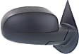 2007 Chevrolet Tahoe - Driver and Passenger Side Mirror, Manual Adjust, Non-Heated, Textured Black, Manual Folding, No Signal Light, No Blind Spot Feature, No Memory, No Puddle Light, No Auto-Dimming