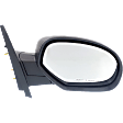 2007 Chevrolet Tahoe - Driver and Passenger Side Mirror, Manual Adjust, Non-Heated, Textured Black, Manual Folding, No Signal Light, No Blind Spot Feature, No Memory, No Puddle Light, No Auto-Dimming