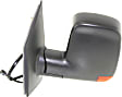 2003-2007 Chevrolet Express 1500 - Driver and Passenger Side Mirror, Power Adjust, Heated, Manual Folding, Textured Black, In-housing Signal Light, No Memory, No Puddle Light, No Auto-Dimming, No Blind Spot Feature