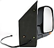 2003-2007 Chevrolet Express 1500 - Driver and Passenger Side Mirror, Power Adjust, Heated, Manual Folding, Textured Black, In-housing Signal Light, No Memory, No Puddle Light, No Auto-Dimming, No Blind Spot Feature