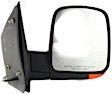 2003-2007 Chevrolet Express 1500 - Driver and Passenger Side Mirror, Power Adjust, Heated, Manual Folding, Textured Black, In-housing Signal Light, No Memory, No Puddle Light, No Auto-Dimming, No Blind Spot Feature