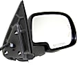 2003-2006 Chevrolet Silverado 1500 - Driver and Passenger Side Non-Towing Mirrors, Power, Heated, Power Folding, Paintable, In-glass Signal Light, Driver Side - No Memory; Passenger Side - with Memory, No Blind Spot Feature