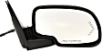 2003-2006 Chevrolet Silverado 1500 - Driver and Passenger Side Non-Towing Mirrors, Power, Heated, Power Folding, Paintable, In-glass Signal Light, Driver Side - No Memory; Passenger Side - with Memory, No Blind Spot Feature