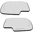 2007 GMC Sierra 1500 HD Classic - Mirror Glass Driver and Passenger Side, Old Body Style, For Models With Non-Towing Mirror, Heated, No Blind Spot Feature, In-glass Signal Light, No Auto-Dimming