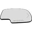 2007 GMC Sierra 1500 HD Classic - Mirror Glass Driver and Passenger Side, Old Body Style, For Models With Non-Towing Mirror, Heated, No Blind Spot Feature, In-glass Signal Light, No Auto-Dimming