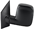 2003 Chevrolet Express 1500 - Driver and Passenger Side Mirror, Power Adjust, Heated, Textured Black, Manual Folding, No Signal Light, No Blind Spot Feature, No Memory, No Puddle Light, No Auto-Dimming