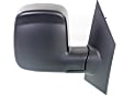2003 Chevrolet Express 1500 - Driver and Passenger Side Mirror, Power Adjust, Heated, Textured Black, Manual Folding, No Signal Light, No Blind Spot Feature, No Memory, No Puddle Light, No Auto-Dimming