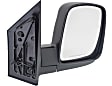 2003 Chevrolet Express 1500 - Driver and Passenger Side Mirror, Manual Adjust, Non-Heated, Textured Black, Manual Folding, No Signal Light, No Blind Spot Feature, No Memory, No Puddle Light, No Auto-Dimming