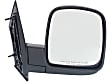 2003 Chevrolet Express 1500 - Driver and Passenger Side Mirror, Manual Adjust, Non-Heated, Textured Black, Manual Folding, No Signal Light, No Blind Spot Feature, No Memory, No Puddle Light, No Auto-Dimming
