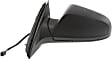 2008-2012 Chevrolet Malibu - Driver and Passenger Side Mirrors, Power, Manual Folding, Non-Heated, Textured Black, No Signal Light, No Memory, No Puddle Light, No Auto-Dimming, No Blind Spot Feature