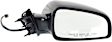 2011 Chevrolet Malibu - Driver and Passenger Side Mirror, Power Adjust, Heated, Paintable, Manual Folding, No Signal Light, No Blind Spot Feature, Without Memory Recall, No Puddle Light, No Auto-Dimming, Sedan