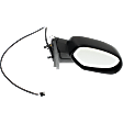 2007 Chevrolet Suburban 1500 LTZ - Driver and Passenger Side Mirror, For Models Without Off Road Package, Power Adjust, Heated, Textured Black, Manual Folding, No Signal Light, No Blind Spot Feature, No Memory, No Puddle Light, No Auto-Dimming