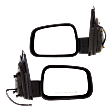Driver and Passenger Side Mirrors, Power Adjust, Manual Folding, Non-Heated, Paintable, No Signal Light, No Memory, No Puddle Light, No Auto-Dimming, No Blind Spot Feature