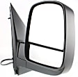 2009 Chevrolet Express 1500 - Driver and Passenger Side Mirror, Power Adjust, Heated, Textured Black, Manual Folding, No Signal Light, With Blind Spot Glass, No Memory, No Puddle Light, No Auto-Dimming