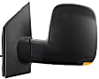 2023 GMC Savana 3500 - Driver and Passenger Side Mirror, Power Adjust, Heated, Textured Black, Manual Folding, In-housing Signal Light, With Blind Spot Glass, No Memory, No Puddle Light, No Auto-Dimming