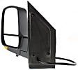 2023 GMC Savana 3500 - Driver and Passenger Side Mirror, Power Adjust, Heated, Textured Black, Manual Folding, In-housing Signal Light, With Blind Spot Glass, No Memory, No Puddle Light, No Auto-Dimming