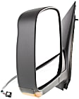 2023 GMC Savana 3500 - Driver and Passenger Side Mirror, Power Adjust, Heated, Textured Black, Manual Folding, In-housing Signal Light, With Blind Spot Glass, No Memory, No Puddle Light, No Auto-Dimming