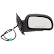 Mirror, Power Adjust, Heated, Power Folding, Textured Black, In-housing Signal Light, No Memory, No Puddle Light, No Auto-Dim, No Blind Spot Feature