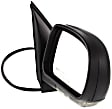 Driver and Passenger Side Mirrors, Power, Power Folding, Heated, Textured Black, In-housing Signal Light, No Memory, No Puddle Light, No Auto-Dimming, No Blind Spot Feature