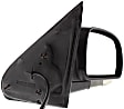 Driver and Passenger Side Mirrors, Power, Power Folding, Heated, Textured Black, In-housing Signal Light, No Memory, No Puddle Light, No Auto-Dimming, No Blind Spot Feature