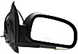 Driver and Passenger Side Mirrors, Power, Power Folding, Heated, Textured Black, In-housing Signal Light, No Memory, No Puddle Light, No Auto-Dimming, No Blind Spot Feature