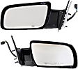 1989 Chevrolet K2500 - Driver and Passenger Side Mirror, Power Adjust, Heated, Paintable, Manual Folding, No Signal Light, No Blind Spot Feature, Without Memory Recall, No Puddle Light, No Auto-Dimming