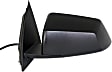 Driver and Passenger Side Mirror, Power Adjust, Non-Heated, Manual Folding, Textured Black, No Signal Light, No Memory, No Puddle Light, No Auto-Dimming, No Blind Spot Feature