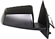 Driver and Passenger Side Mirror, Power Adjust, Non-Heated, Manual Folding, Textured Black, No Signal Light, No Memory, No Puddle Light, No Auto-Dimming, No Blind Spot Feature