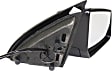 Driver and Passenger Side Mirror, Power Adjust, Non-Heated, Manual Folding, Textured Black, No Signal Light, No Memory, No Puddle Light, No Auto-Dimming, No Blind Spot Feature