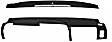 SET-CVL18205BLK Black, Molded, ABS Thermoplastic, Dash Cover Overlay 