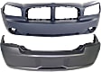 2007 Dodge Charger - Front and Rear Primed Bumper Cover, For Models Without Performance Package