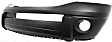 2007 Dodge Ram 1500 Sport - Front Upper - Textured, Lower - Primed Bumper Cover, For Models Without Chrome Insert