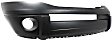 2007 Dodge Ram 1500 Sport - Front Upper - Textured, Lower - Primed Bumper Cover, For Models Without Chrome Insert