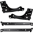 Front, Driver and Passenger Side, Inner and Outer Bumper Brackets